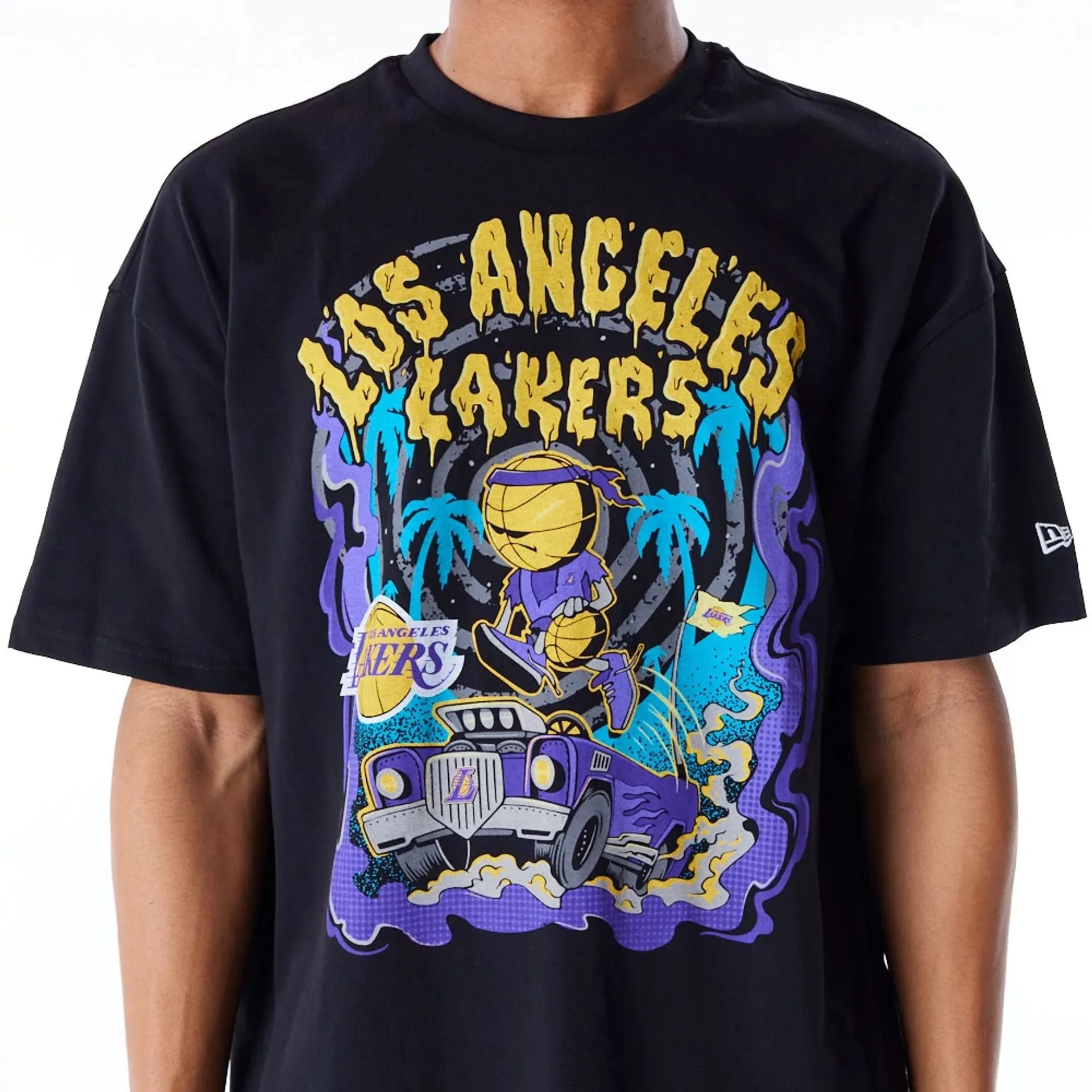 Camiseta Drop Shoulder LA Lakers Graphic